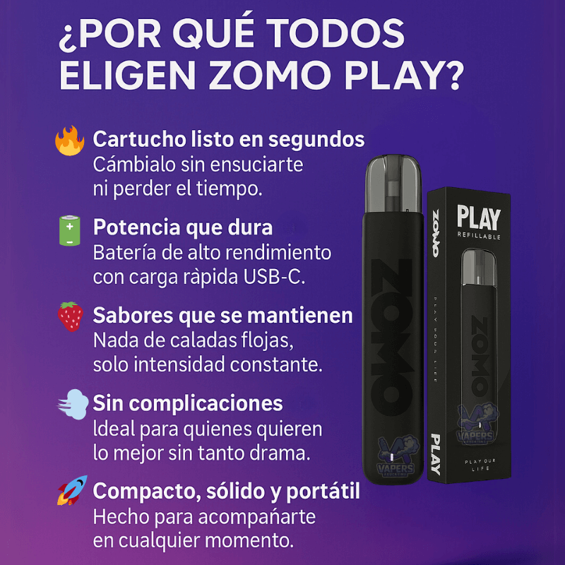 Zomo Play + Zeus Salt 0% Nicotina