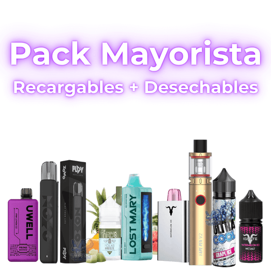 Pack Mayorista - Recargables + Desechables