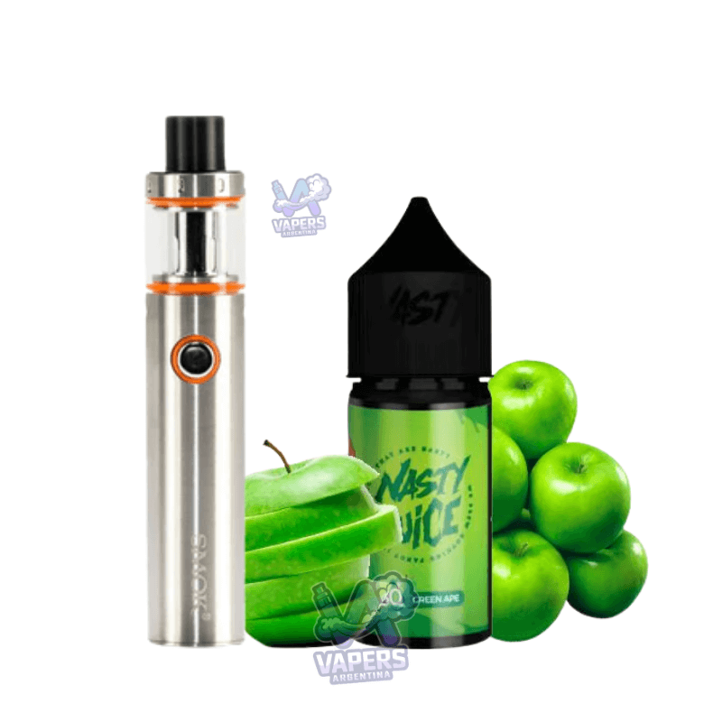 Combo Smok Vape Pen 22 Vaper Recargable + Líquido E-Juice Nasty 100mL 3mg