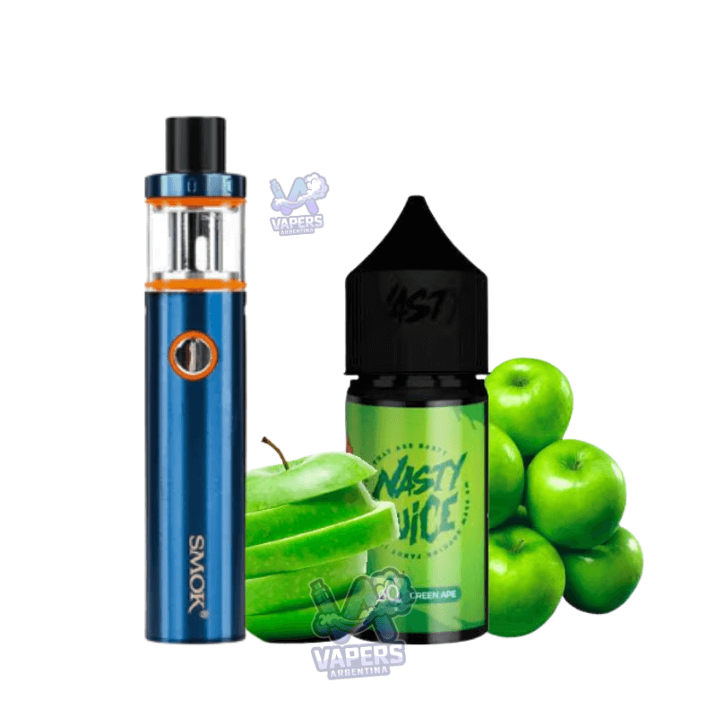 Combo Smok Vape Pen 22 Vaper Recargable + Líquido E-Juice Nasty 100mL 3mg