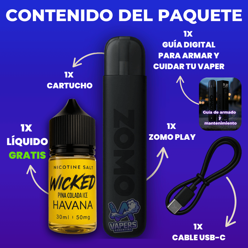 Zomo Play + Zeus Salt 0% Nicotina
