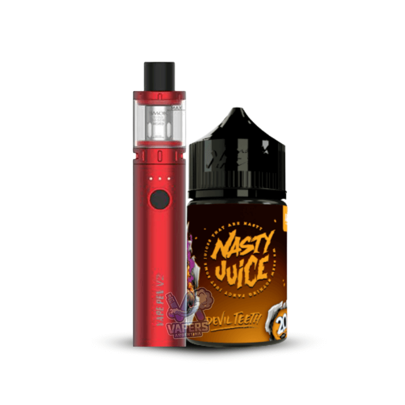 Combo Smok Vape Pen 22 Vaper Recargable + Líquido E-Juice 60mL 3mg