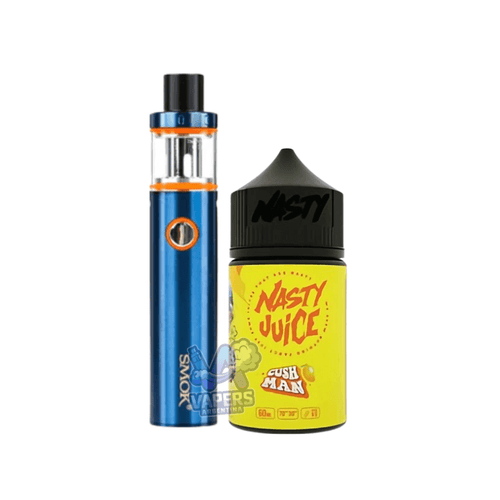 Combo Smok Vape Pen 22 Vaper Recargable + Líquido E-Juice Nasty 100mL 3mg