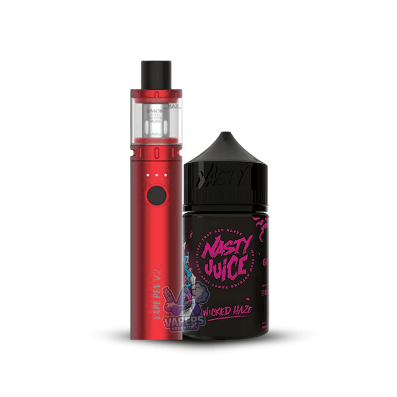 Combo Smok Vape Pen 22 Vaper Recargable + Líquido E-Juice 60mL 3mg