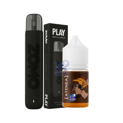Zomo Play + Zeus Salt 0% Nicotina 100% Placer