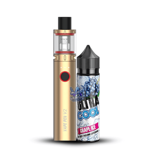 Combo Smok Vape Pen 22 Vaper Recargable + Líquido E-Juice 60mL 3mg
