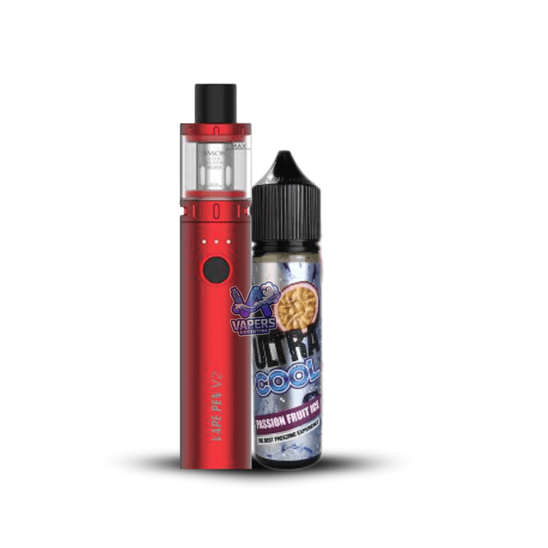 Combo Smok Vape Pen 22 Vaper Recargable + Líquido E-Juice 60mL 3mg