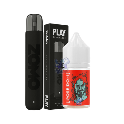 Zomo Play + Zeus Salt 0% Nicotina 100% Placer